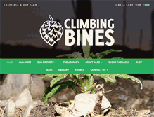 Tablet Screenshot of climbingbineshopfarm.com